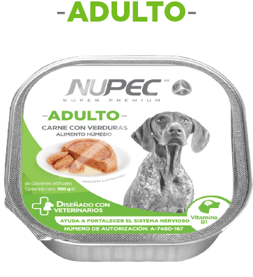 Nupec Adulto Húmedo Carne con Verduras