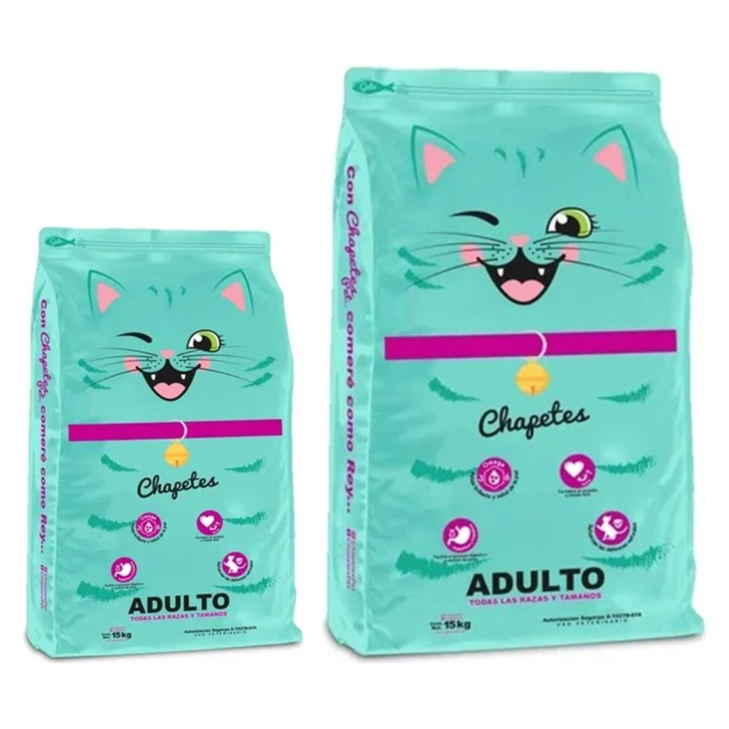 Croqueta Chapeteado para gato — presentaciones 5 kg y 15 kg