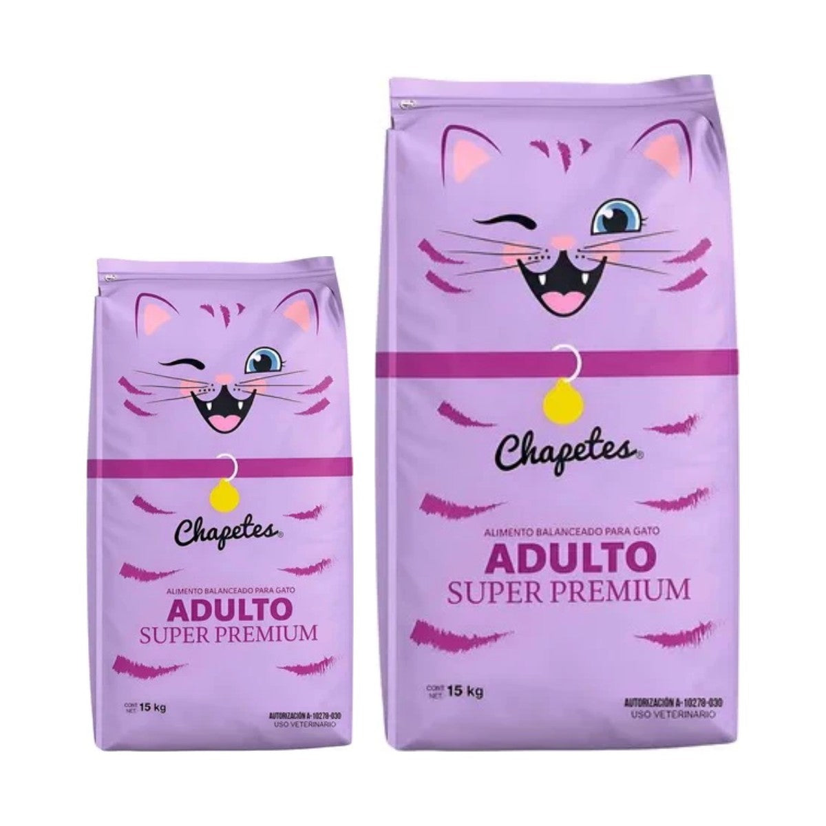 Croqueta Chapeteado Super Premium para gato — presentaciones 5 kg y 15 kg