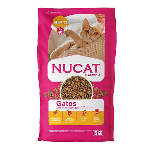 Croqueta Nucat para gato 15 kg