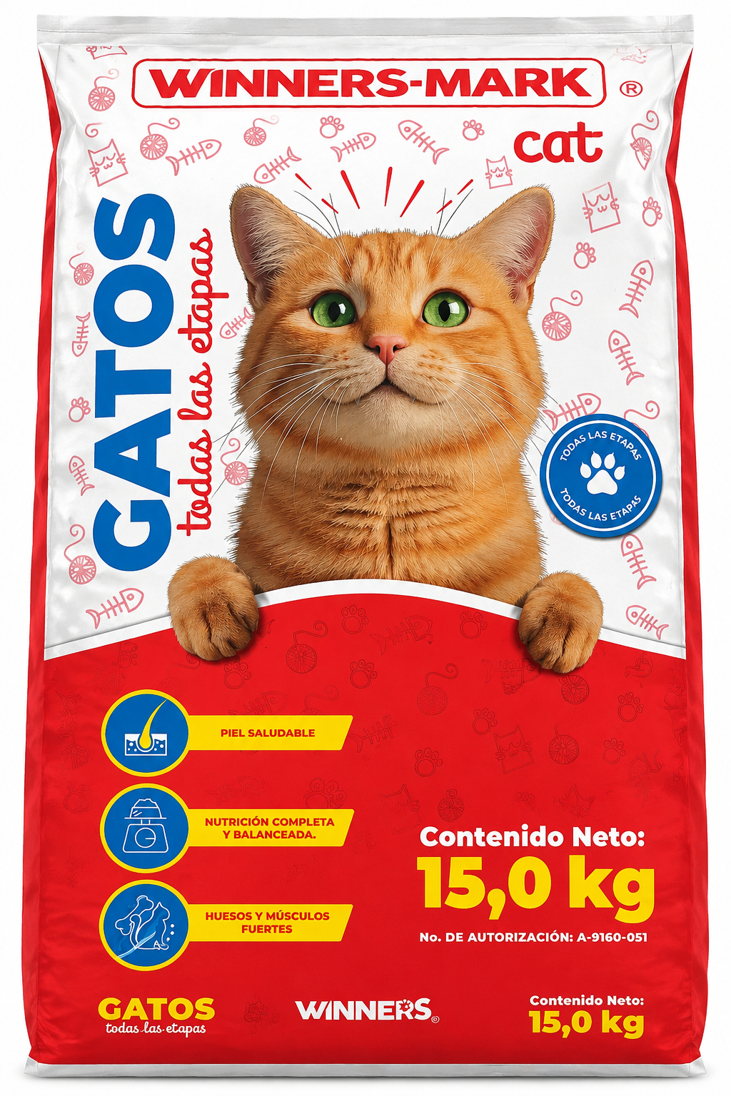 Croqueta Winner Cat para gato 15 kg