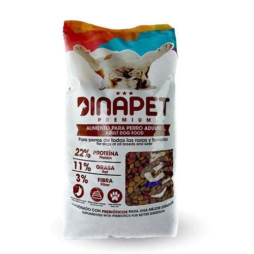 Croqueta Dinapet Adulto Premium para perro 20 kg