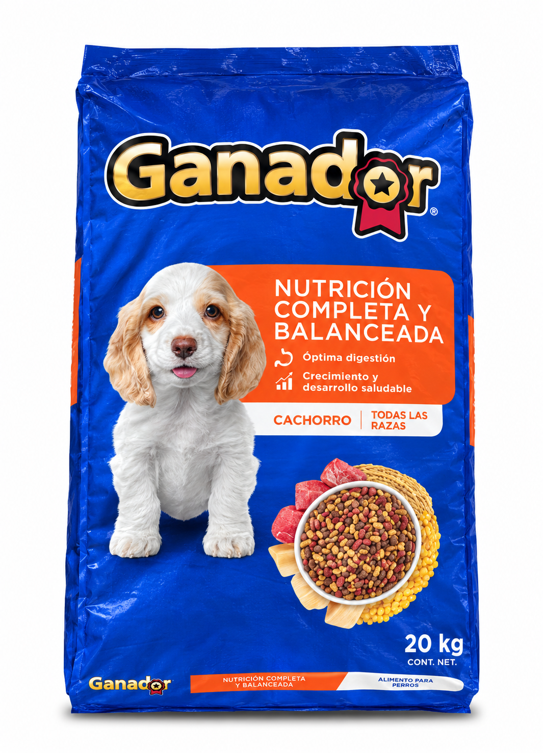Croqueta Ganador Cachorro para perro 20 kg