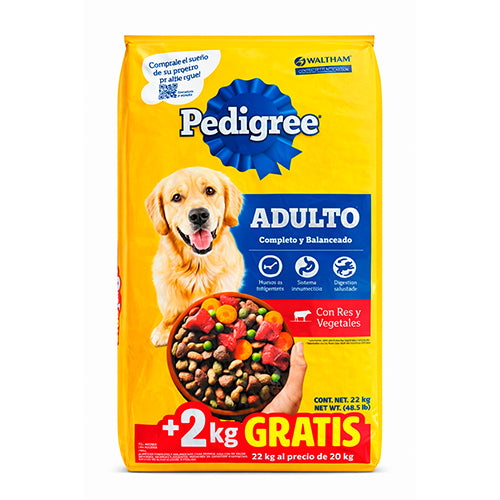Croqueta Pedigree Adulto para perro 20 kg