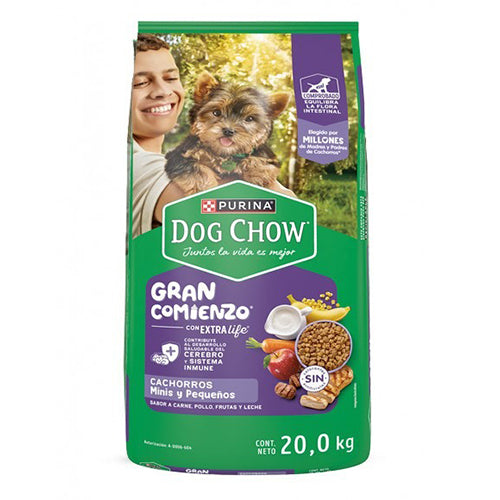 Croqueta Dog Chow Cachorro Raza Pequeña para perro 20 kg
