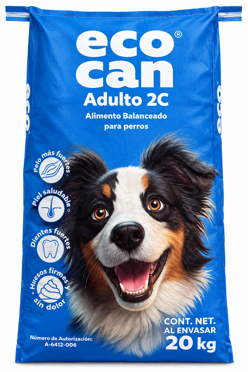Croqueta Eco Can Azul 15% para perro 20 kg