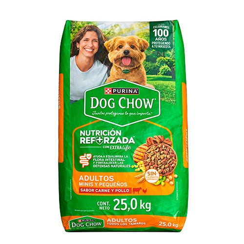 Croqueta Dog Chow Adulto Razas Pequeñas para perro 25 kg